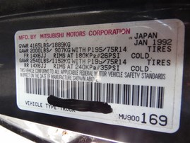 1992 MITSUBISHI MIGHTY MAX PICK UP 2DOOR BLACK 2.4 MT 2WD 203973